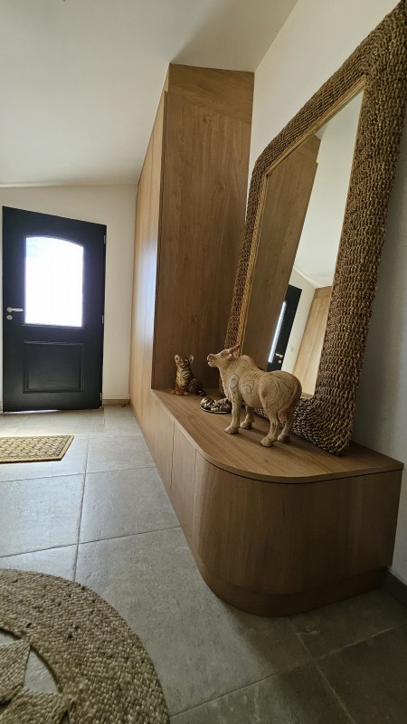 meuble d'entrée galbé