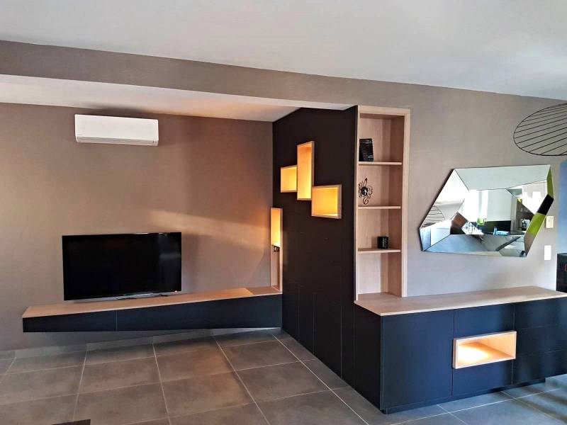 fabrication meuble tv suspendu aubagne