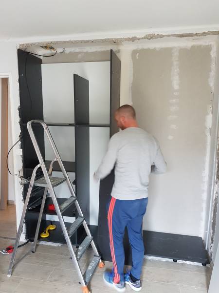 pose armoire sur mesure design aix