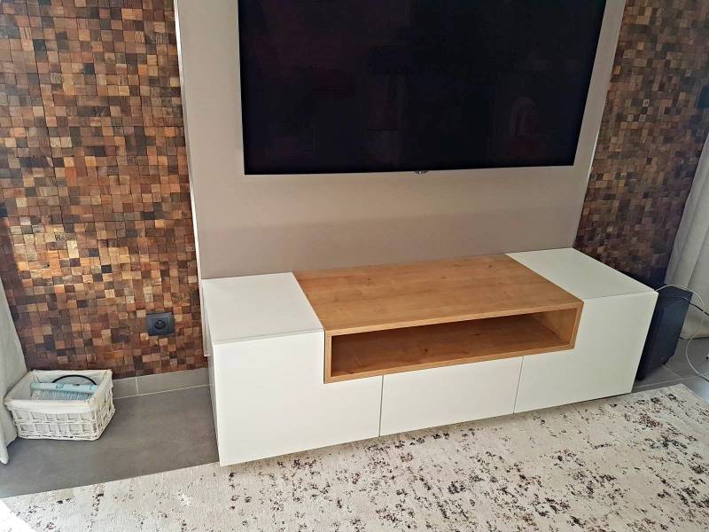 installation meuble télé sur mesure gardanne