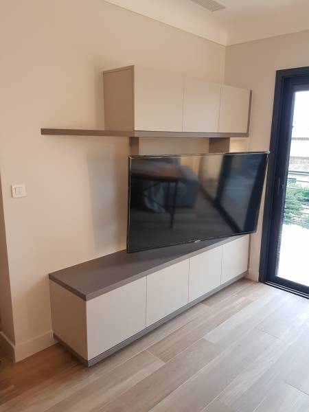 Meuble tv suspendu pas cher sur mesure aix en provence