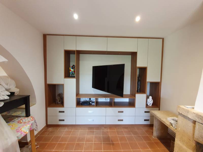 bibliothèque sur mesure sol plafond gardanne