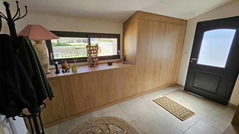 agencement plarcard en chêne de Kendall