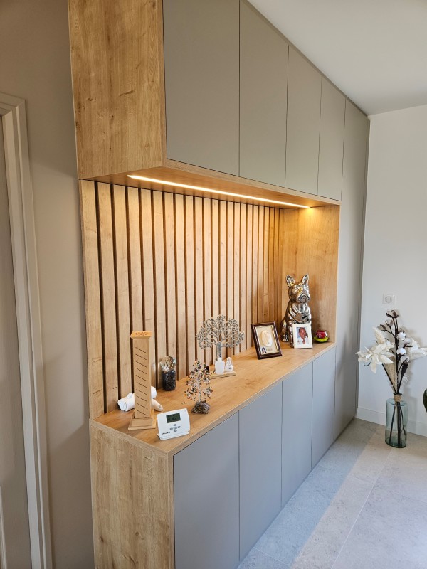 Création et installation d'un rangement séjour sur mesure à Saint Cyr sur mer