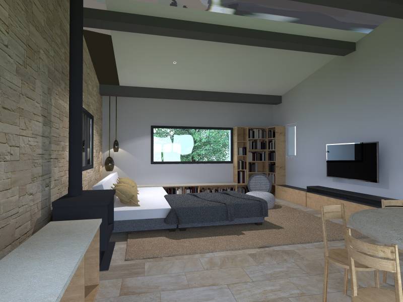 meuble bas tv épuré aix en provence