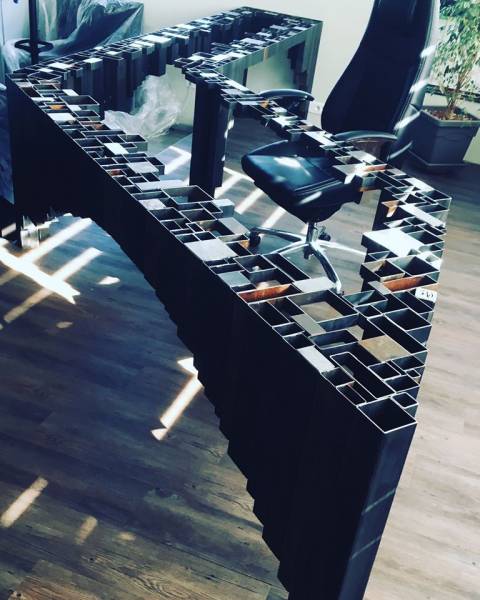 bureau metal verre aix en provence